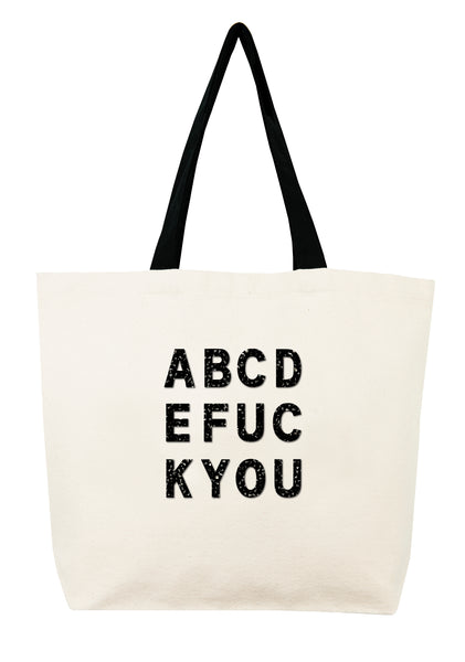 ABCDEFUCKYOU  Crystal Tote