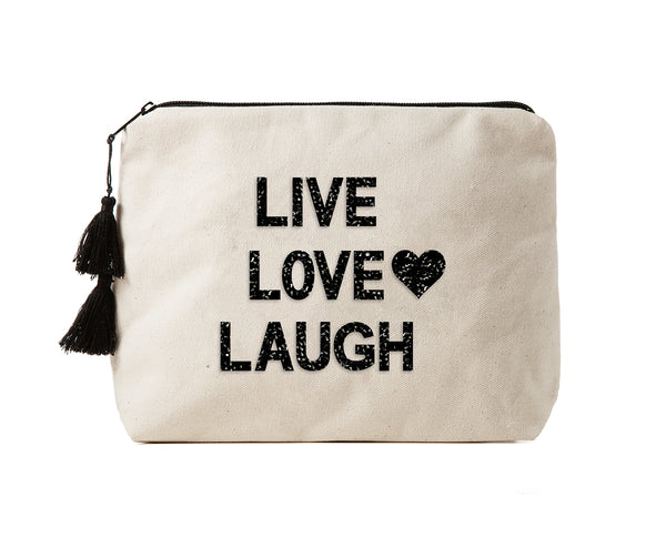 LIVE LOVE LAUGH - Crystal Bikini Bag Clutch
