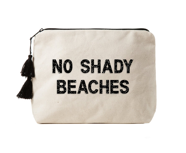 NO SHADY BEACHES - Crystal Bikini Bag Clutch