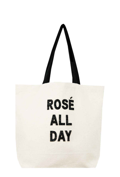 Rosé All Day Crystal Tote