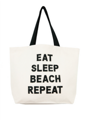 Eat Sleep Beach Repeat Crystal Tote